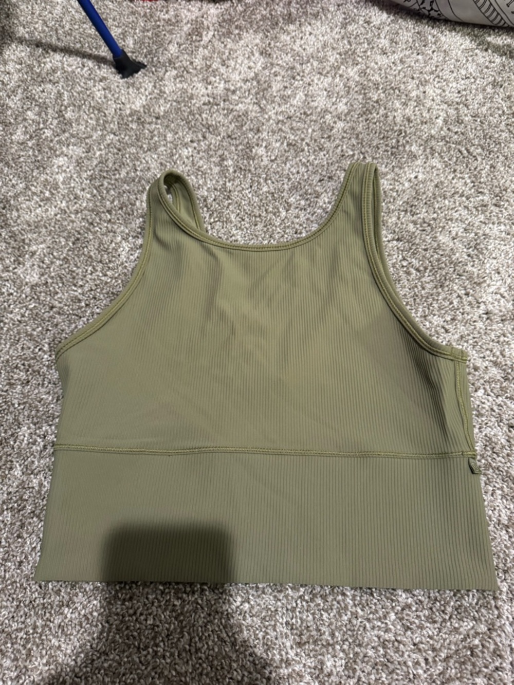 Lululemon Power Pivot Tank Green Size 8